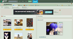 Desktop Screenshot of annabellelee.deviantart.com