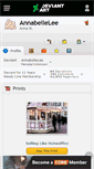Mobile Screenshot of annabellelee.deviantart.com