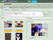 Tablet Screenshot of annabellelee.deviantart.com