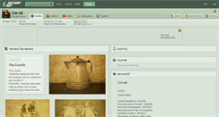 Desktop Screenshot of corvat.deviantart.com