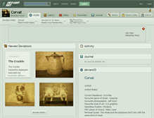 Tablet Screenshot of corvat.deviantart.com