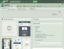 Tablet Screenshot of kuchva.deviantart.com