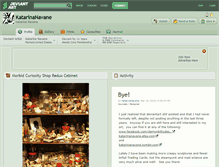 Tablet Screenshot of katarinanavane.deviantart.com