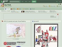 Tablet Screenshot of day-week.deviantart.com