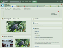 Tablet Screenshot of kirifuda.deviantart.com