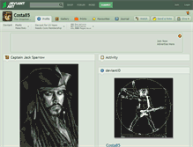 Tablet Screenshot of costa85.deviantart.com
