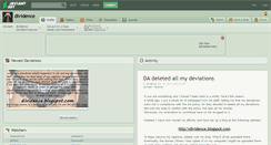 Desktop Screenshot of dividence.deviantart.com