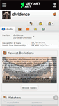 Mobile Screenshot of dividence.deviantart.com