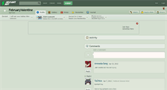 Desktop Screenshot of februaryvalentine.deviantart.com