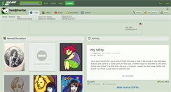 Desktop Screenshot of headphoniac.deviantart.com