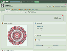 Tablet Screenshot of meathive.deviantart.com
