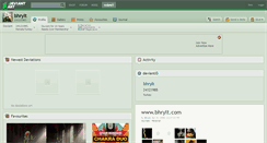 Desktop Screenshot of bhrylt.deviantart.com