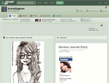 Tablet Screenshot of brenadiogenes.deviantart.com