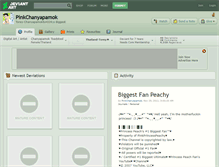 Tablet Screenshot of pinkchanyapamok.deviantart.com