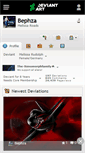 Mobile Screenshot of bephza.deviantart.com