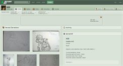 Desktop Screenshot of kiill.deviantart.com