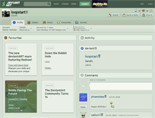 Tablet Screenshot of loopstart.deviantart.com
