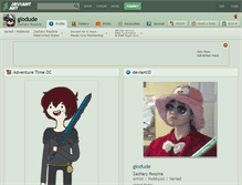 Tablet Screenshot of glodude.deviantart.com