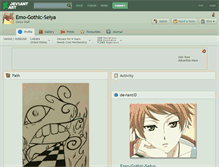 Tablet Screenshot of emo-gothic-seiya.deviantart.com