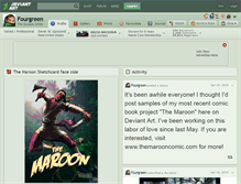 Tablet Screenshot of fourgreen.deviantart.com