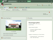 Tablet Screenshot of photoartchris.deviantart.com