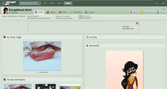 Desktop Screenshot of exceptional-mind.deviantart.com