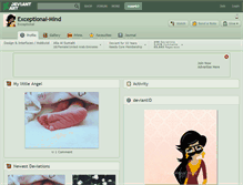 Tablet Screenshot of exceptional-mind.deviantart.com