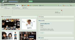 Desktop Screenshot of jonas-brothersrhot.deviantart.com