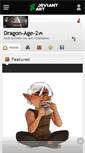 Mobile Screenshot of dragon-age-2.deviantart.com