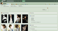Desktop Screenshot of brittea.deviantart.com
