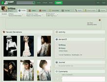 Tablet Screenshot of brittea.deviantart.com