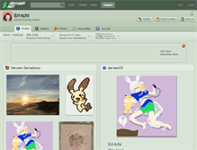 Tablet Screenshot of eri-tchi.deviantart.com