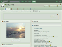 Tablet Screenshot of chaossun1976.deviantart.com