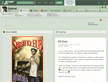 Tablet Screenshot of dojiarai.deviantart.com