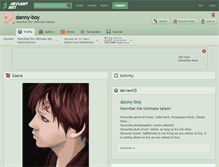 Tablet Screenshot of danny-boy.deviantart.com