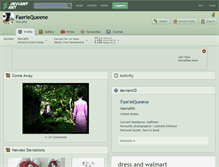 Tablet Screenshot of faeriequeene.deviantart.com