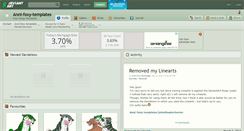 Desktop Screenshot of anni-foxy-templates.deviantart.com