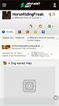 Mobile Screenshot of horseridingfreak.deviantart.com