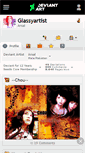 Mobile Screenshot of glassyartist.deviantart.com