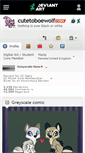 Mobile Screenshot of cutetoboewolf.deviantart.com