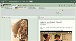 Desktop Screenshot of hopie-chan.deviantart.com