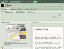 Tablet Screenshot of firebooster.deviantart.com