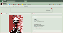 Desktop Screenshot of cyber-k.deviantart.com
