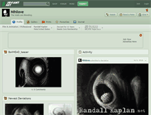 Tablet Screenshot of nihilove.deviantart.com