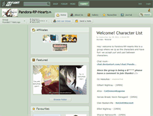 Tablet Screenshot of pandora-rp-hearts.deviantart.com