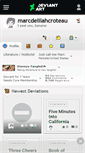 Mobile Screenshot of marcdelilahcroteau.deviantart.com