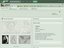 Tablet Screenshot of littlejb.deviantart.com