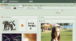 Desktop Screenshot of ewxxi.deviantart.com