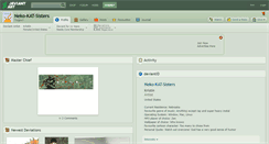 Desktop Screenshot of neko-kat-sisters.deviantart.com