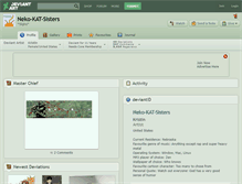 Tablet Screenshot of neko-kat-sisters.deviantart.com